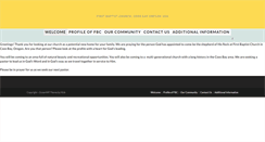 Desktop Screenshot of firstbaptistcoosbay.com